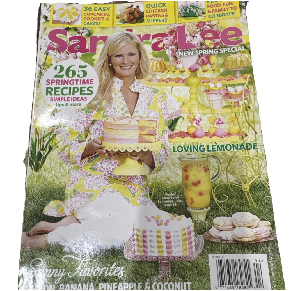 Sandra Lee Special Issue Spring Cooking Easter Recipe Book / Mag